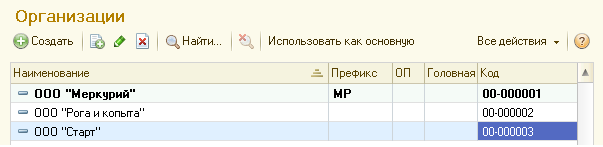 Выделение основного элемента в списке